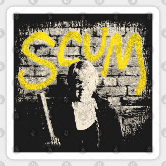 Scum Sticker by darklordpug